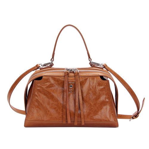 Borsa a mano Metis Tobacco